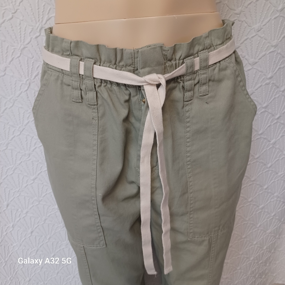 Kensie Women Size 10/30 Olive Green Drawstring Pants - Picture 5 of 17